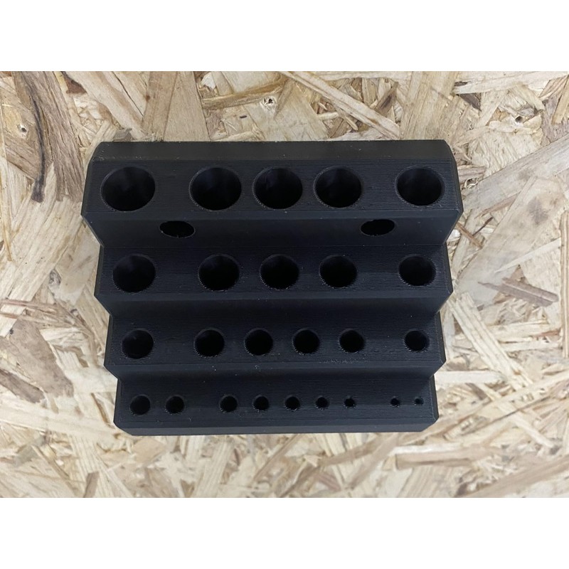 Drill Wall Mount Holder for Metal Drills 13-1 mm Wall