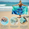 Joyoldelf Pack of 2 Microfibre Beach Towels, 180 x 90