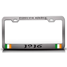 Custom Brother - Easter Rising 1916 Ireland Irish Metal Car SUV Truck License Plate Frame Ch i12