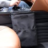 Alnicov Hanging Car Trash Bag with Storage Pockets,Car Bin Trash