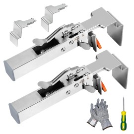 BSTSLL Drawer Front Installation Clamps Adjustable Drawer Fixing Clamp, 2 Pcs...