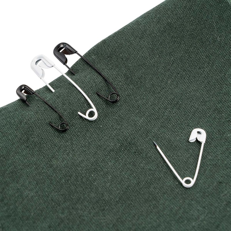 Singer Asst Black and White Professional Style Safety Pins, Multisize,