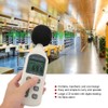 Handheld LCD Digital Sound Level Decibel Meter 30-130dBA Pressure Tester