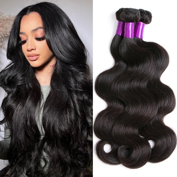 Vanlov Body Wave Bundles 14 16 18 Inch Brazilian Remy