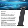PCIe 4.0 X16 GPU Riser Cable 16X Flexible Cable High