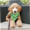 Parliky 4PCS Adorable Dog Bibs Stylish Puppy Bandanas for Pets