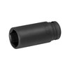 Jetech 1/2-Inch Drive 24mm Deep Impact Socket with 6-Point Design,