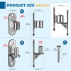 Gate Hinges Heavy Duty Gate Hinge, HAGWARE SUS304 2 Packs