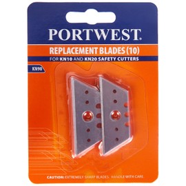 Portwest Replacement Blades for KN10 and KN20 (pack of 10), KN90NCR