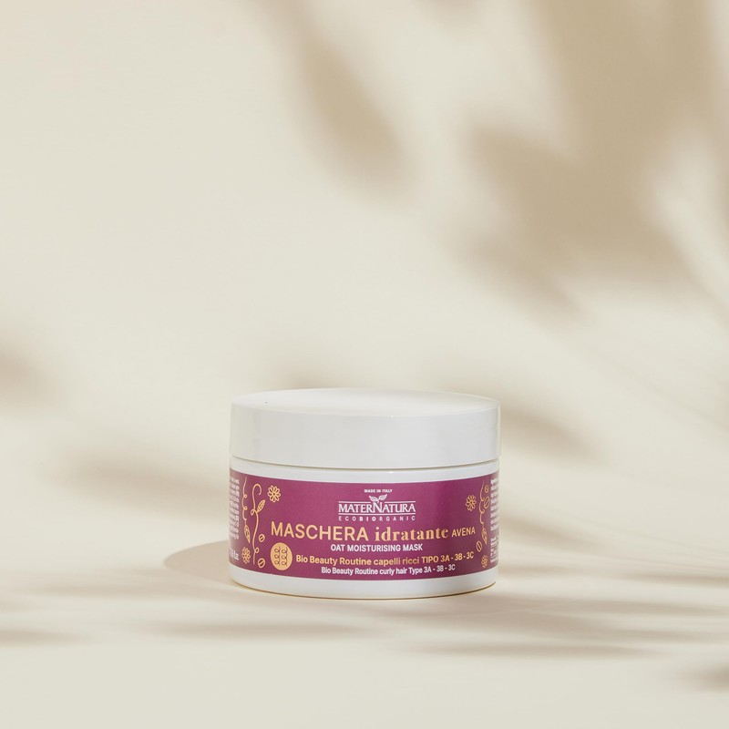 Maternatura, Oat Curl Mask, Curl Defining, Anti-Frizz Effect, Organic Beauty