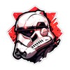 SW Empire Stormtrooper Helmet Sticker Decal Notebook Car Laptop 5.5"x5.5"