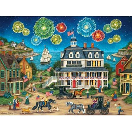 Masterpieces 550 Piece Jigsaw Puzzle for Adults, Family, Or Kids - Fireworks Finale - 18"x24"