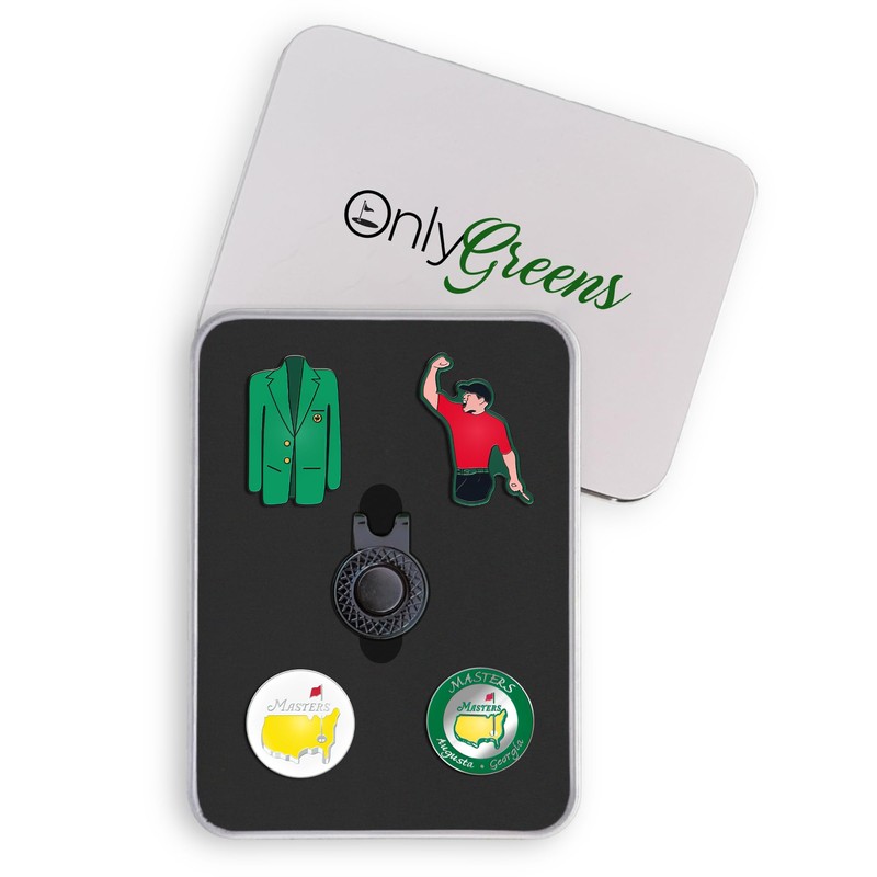 Golf Ball Marker Gift Set - Masters/Augusta - Tiger Markers