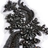Hand-Made Beaded Rhinestons DIY Clothing Appliques Patch,Beaded Applique for Wedding