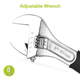 FASTPRO 5-Piece Utility Pliers Set with Storage Bag, Includes Groove Joint, Diagonal, Long Nose, Slip Joint Pliers and 8" Adjustable Wrench, Green