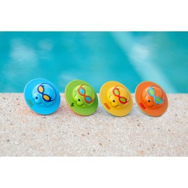 Zoggs Unisex Baby 4 Pack Kids Seal Flips Pool, Multicolour, One Size UK