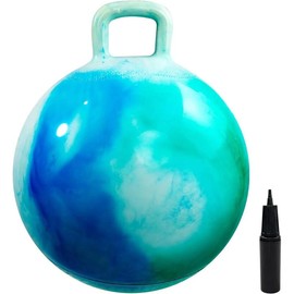Hopper Ball, Bouncing Ball for , 22 Inches Jumping Ball Hoppity Hop Ball Toys, Bouncing Ball with Handle for Boys and Girls Gifts - Color: Blue Dinosaur, Size: Age:4-8(18''/45cm)