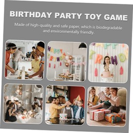 STOBAZA Film Popsicle Pinata for Outdoor Play Birthday Party Celebration Fun Paper Material Pinata Playset Party Favor for Candy and Mini Gifts Filling Random Color