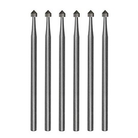 6 Pack of Steel Setting Burs 5.00 MM w/ 3/32" Shank Stone Setting Filing Jewelry Making Tool