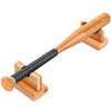 TOBWOLF 2PCS Baseball Bat Display Case, Sturdy Baseball Bat Stand,