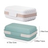 2PCS Travel Soap Box,Leak-Proof Sealed Soap Dish with Cover， Home