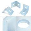 QWORK 20 Pack 2 Hole L-Shaped Connector Bracket - Compatible
