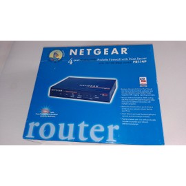 Netgear FR114P Firewall Cable/DSL Router with Print Server
