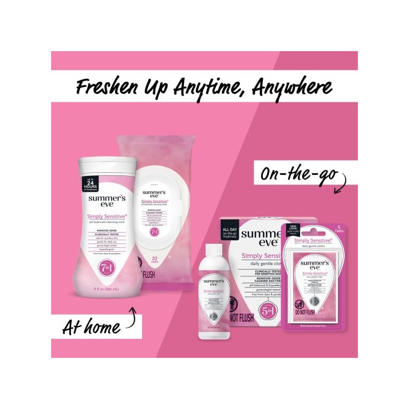 Summer's Eve Cleansing Wash | Simply Sensitive | 9 Ounce