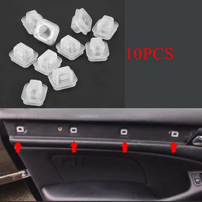 Pack of 10 Door Trim Grommets, Plastic Door Trim Clips,