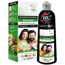 Herbal Natural Black Hair Shampoo (Black) 200ml