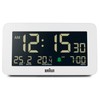 Braun Digital Alarm Clock with Date, Month and Temperature Displayed,