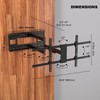 ProMounts Premium Articulating/Full Motion TV Wall Mount with 40 Inch