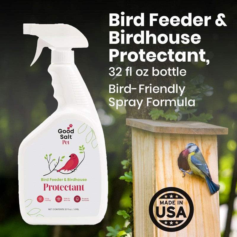 Good Salt Pet Bird Feeder & Bird House Protectant, Natural