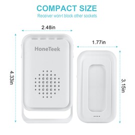 Motion Sensor Detector Door Alarm with Remote, Wireless Doorbell Chime for Home, Store, Business When Entering, Door Sensor Alarms for Kids Safety Indoor Use, Door Chime When Door Opens