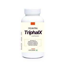 FounditGood FiG Nutra’s TriphalX – Triple Strength Gut Health with Triphala Extract & Cumin – Detox & Digestive Boost | 60 Veg Capsules
