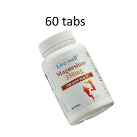 Live-well Magnesium 350mg 60s