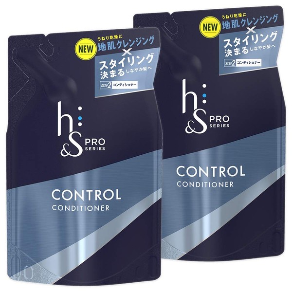 H&S for Men Conditioner PRO Series Control Refill 10.6 oz (300 g) x 2 Packs