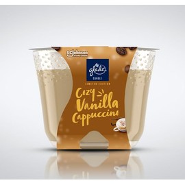 Glade Cozy Vanilla Cappuccino 3-Wick Candle