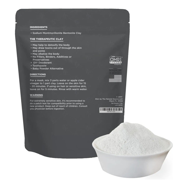 Fossil Power Polvo De Arcilla Bentonita De Grado Alimenticio