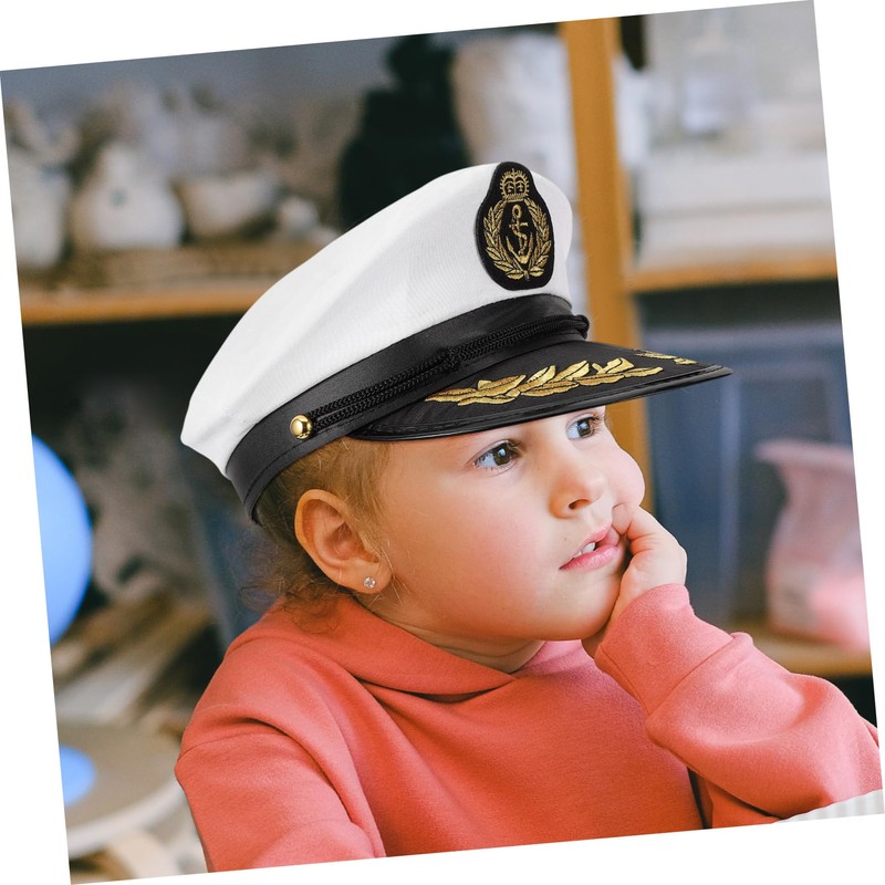 STOBAZA 1 Piece Hat Navy Costume Cap Hat Admiral Captain