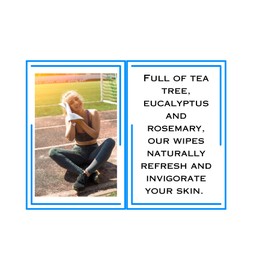 Submission Soltuions Extra Large Body Wipes, 12 x 24 inch, Natural Essential Oils, 30 Count