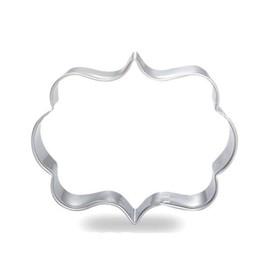 WJSYSHOP Rectangle Plaque Shape Cookie Cutter