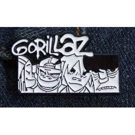 GORILLAZ enamel pin - music video band virtual - FREE SHIPPING !!!!