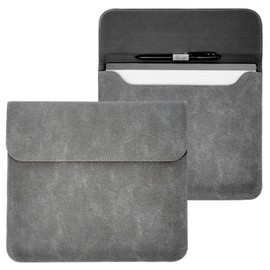 NibtouTech Minimalistic Protective Case - (Magnetic Closure, Scratch-Resistant, Water-Resistant,Pen Holder Design) Tablet Sleeve Case for 10.2" Tablet Device and 10.3" Remarkable 2. (Dark grey)