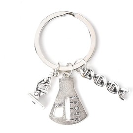 Chemistry Teachers Students Keychain for Graduation Birthday - Science Key Ring for Chemistry Lovers, Future Chemists, Laboratory Scientists