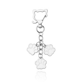 Cat Dog Claw Keychains for Women Christmas Birthday Gifts for Pet Lovers Owners Purse Backpack Bag Accessories Charm Paw Print Pendant Key Chain