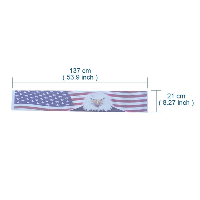 ATMOMO Front Windshield Decal Vinyl Sticker Strip Windshield Shade Sun