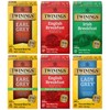 Twinings Tea Variety 6-Pack – Earl Grey, English Breakfast, Irish