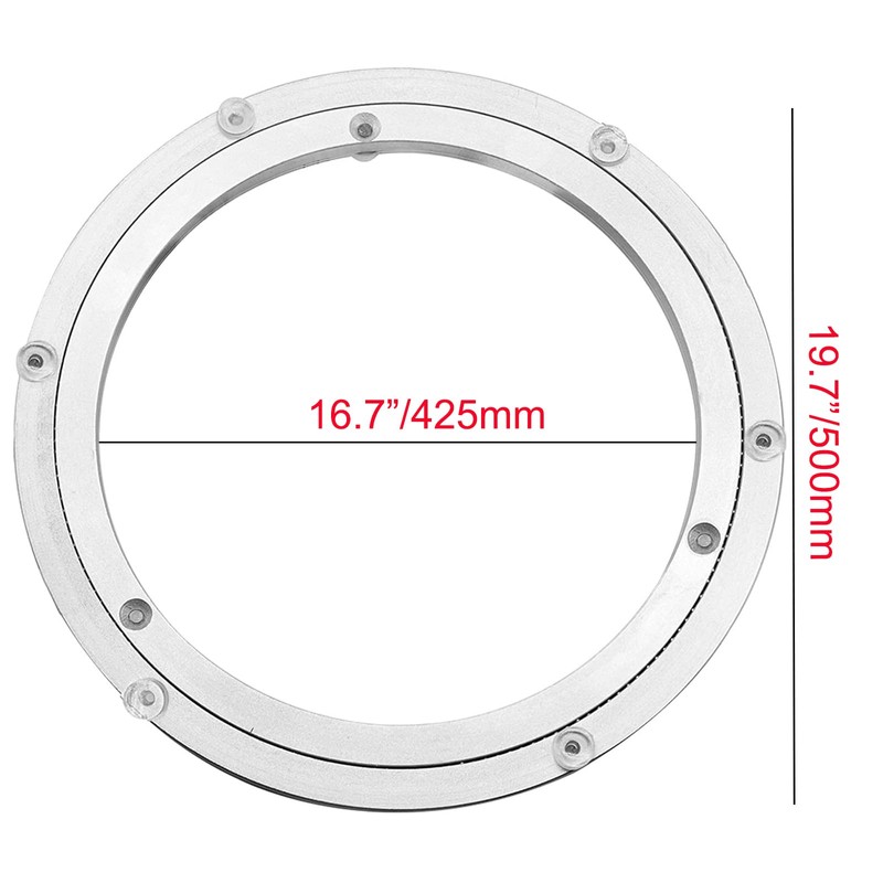 Aluminium Alloy Turntable Bearing, Heavy Duty Swivel Turntable Lazy Susan