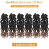 12 Inch Faux Locs Crochet Hair for Black Women Pre